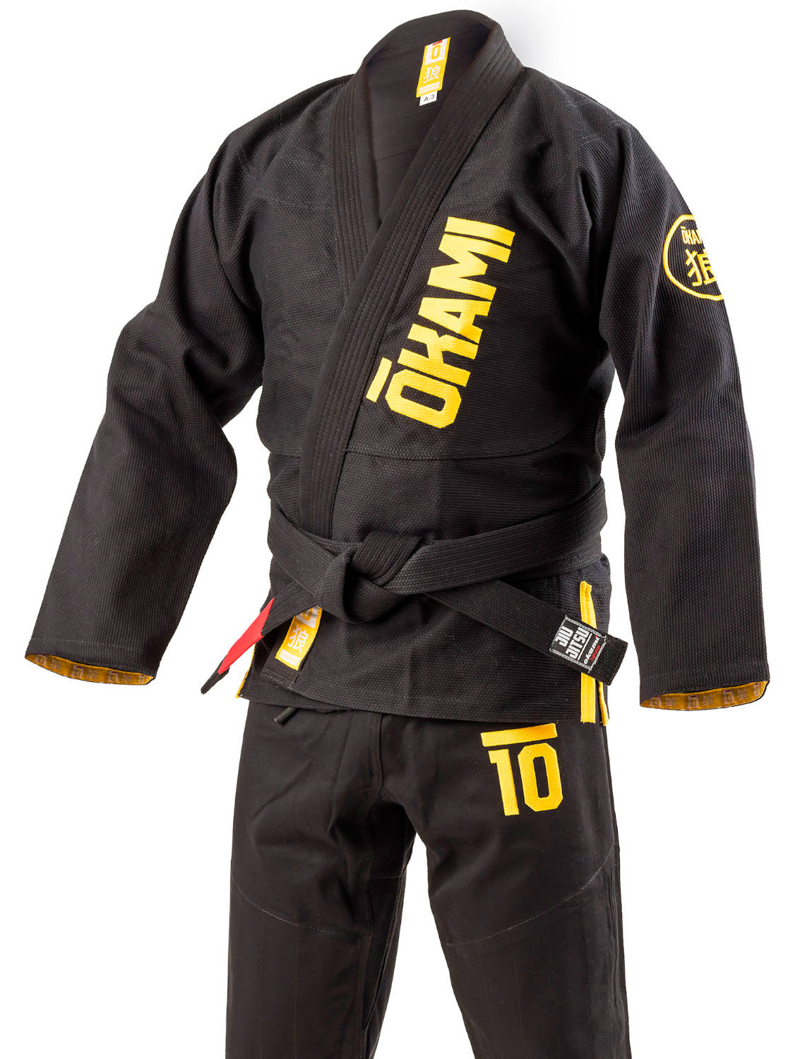 OKAMI BJJ GI Anniversary black- BORN ON THE MATS - BORN ON THE MATS