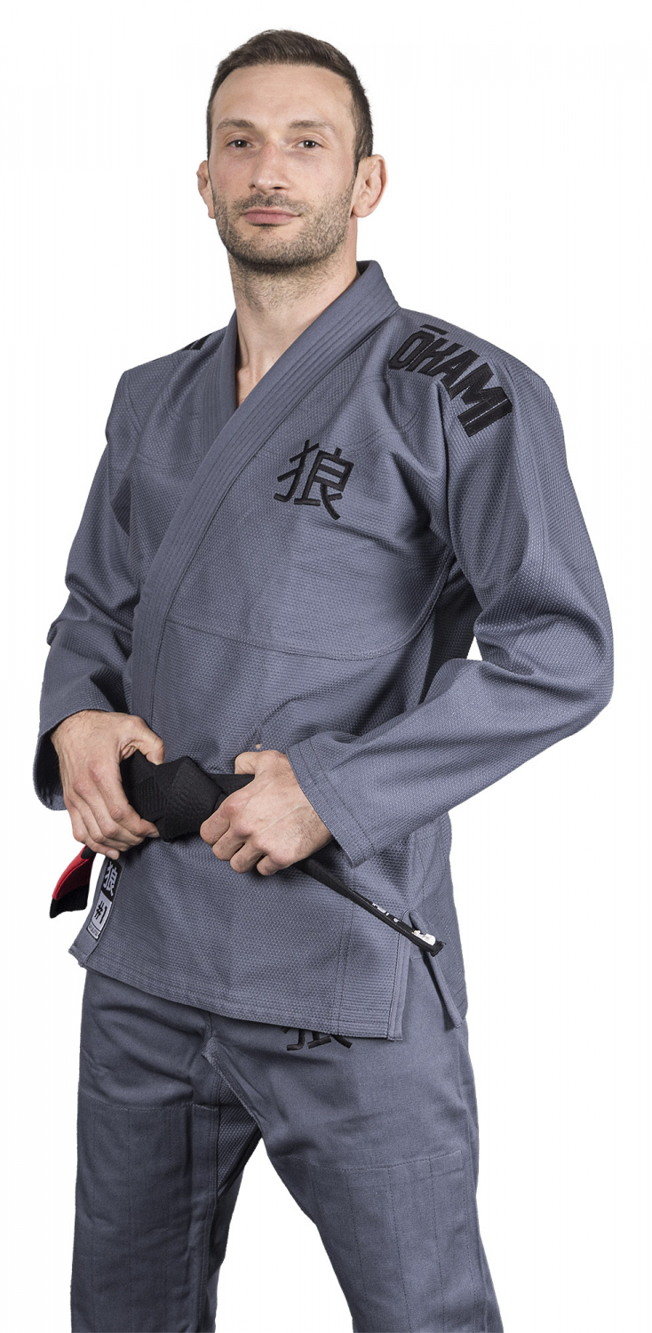 OKAMI BJJ Gi Kanji NextGen Limited Grey