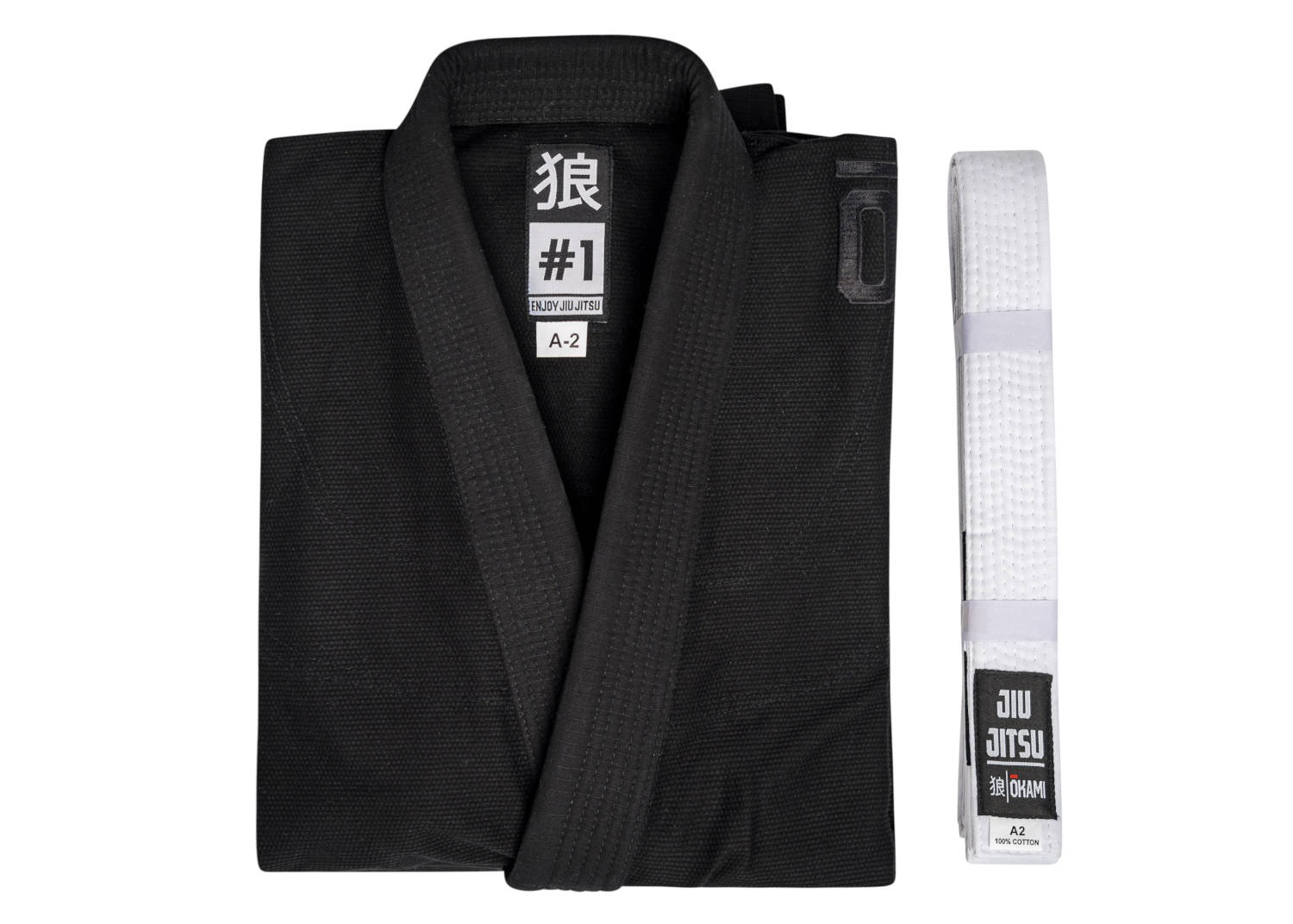 Okami BJJ Gi Set Spirit - black