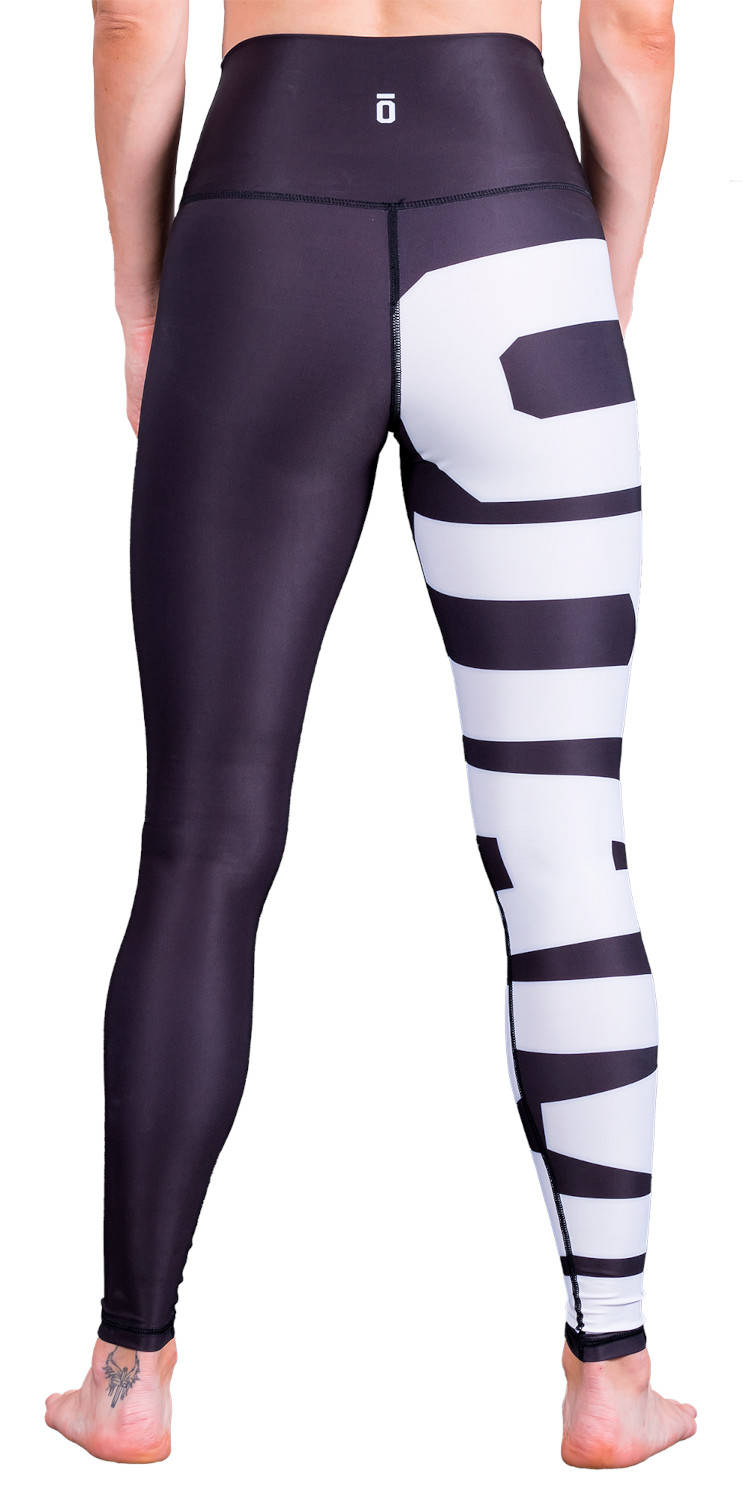 OKAMI Ladies Spats Black & White