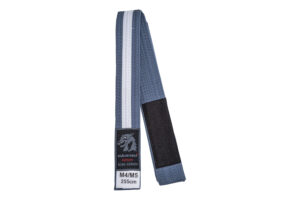 OKAMI Kids BJJ Belt grau / weiß