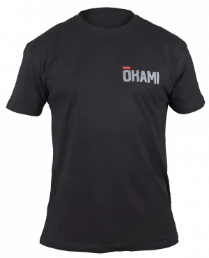 OKAMI T-Shirt Practice black