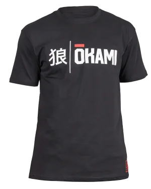 Okami T-Shirt Kanji schwarz