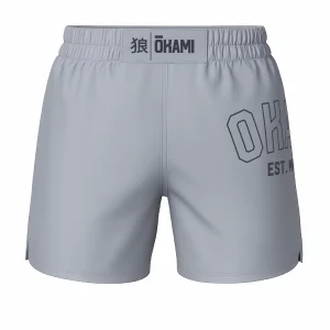 OKAMI Fightshorts Logo Grey