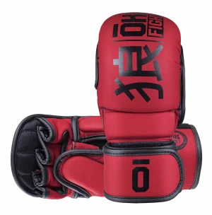 OKAMI FIGHTGEAR MMA Sparring Gloves V2 Red/Black