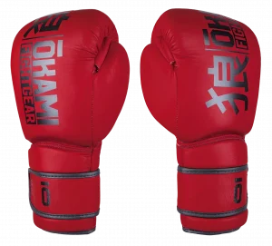 OKAMI FIGHTGEAR Boxing Gloves Competitor V2 Red/Black