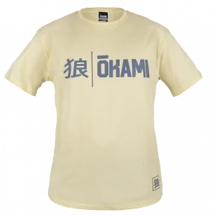 OKAMI T-Shirt Kanji Chardonay