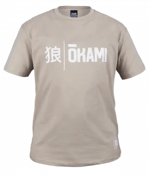 OKAMI T-Shirt Kanji Sand