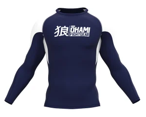 OKAMI Rashguard Long Sleeved Keii Navy