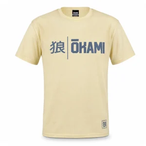 OKAMI T-Shirt Kanji Chardonay