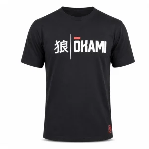 Okami T-Shirt Kanji black-white