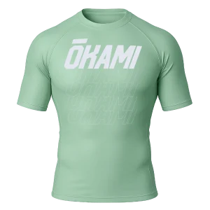 OKAMI Rashguard Logo Mint