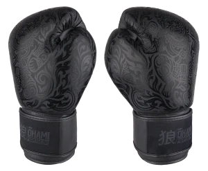 OKAMI FIGHTGEAR Boxing Gloves Hanuman Black/Black