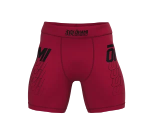 OKAMI Vale Tudo Shorts Logo Bordeaux