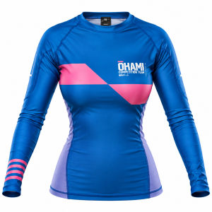 Okami fightgear Ladies Competition Rashguard #2 blue